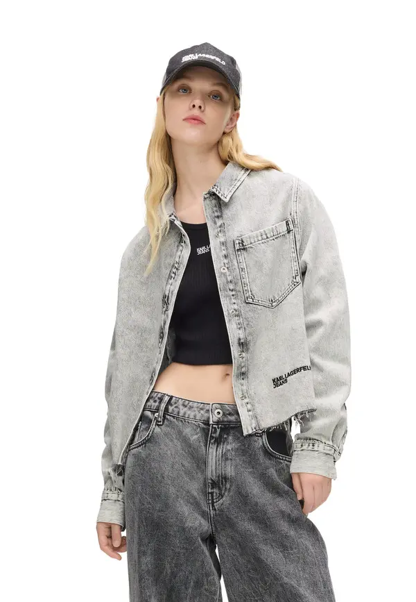 Bleached Denim Shirt 3 Image