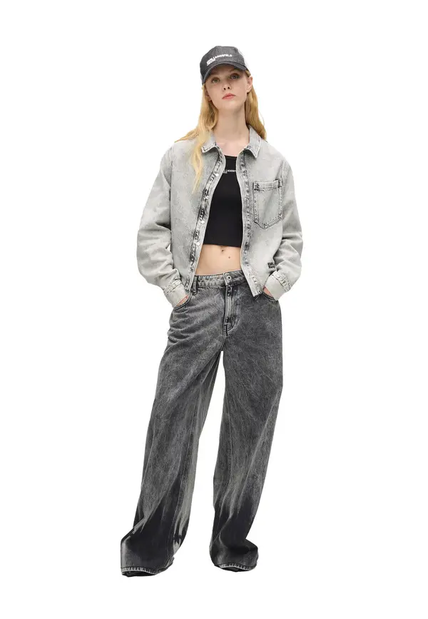 Bleached Denim Shirt 4 Image