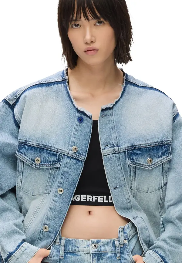 Relaxed Fit Denim Jacket 2 Image