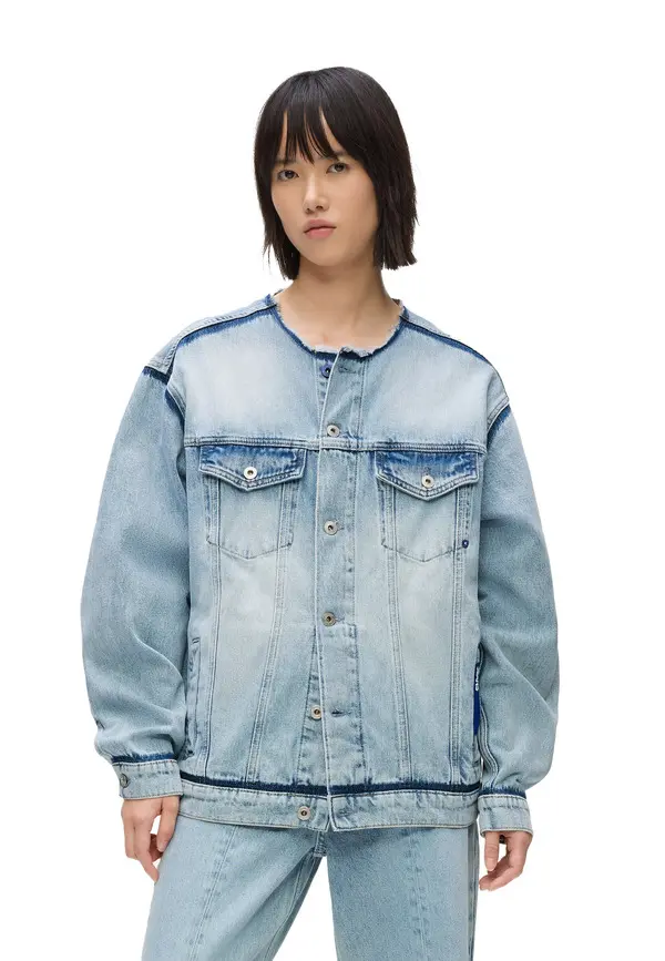 Relaxed Fit Denim Jacket 4 Image