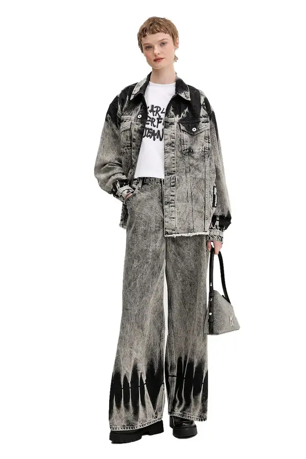 Denim Jacket with Chest Pockets  3 Image