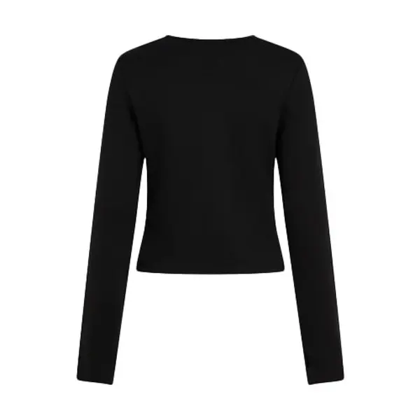 Long-sleeved Top with Cut Out 1 Image
