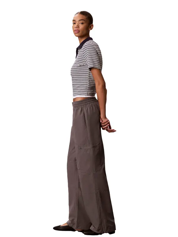 Tech Relaxed Fit High Waisted Pants 2 Image