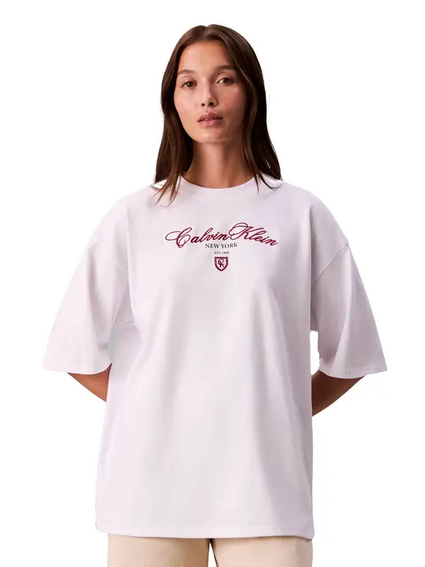 Script Logo Graphic Relaxed T-Shirt 2 Image
