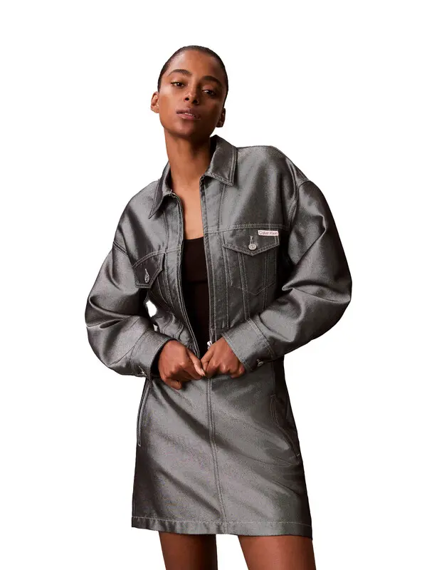 Denim Bomber Jacket 3 Image