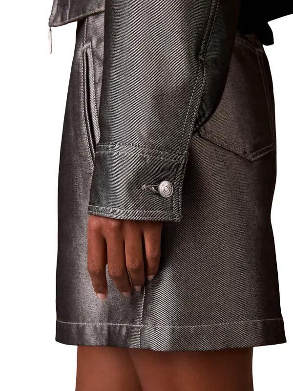 Denim Bomber Jacket 4 Image