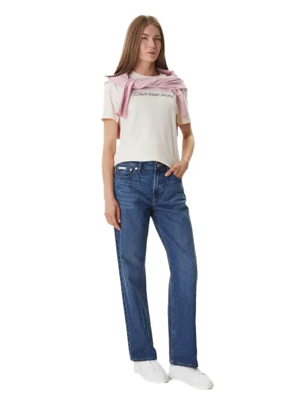 Straight Fit Regular Waist Jeans 1 Image