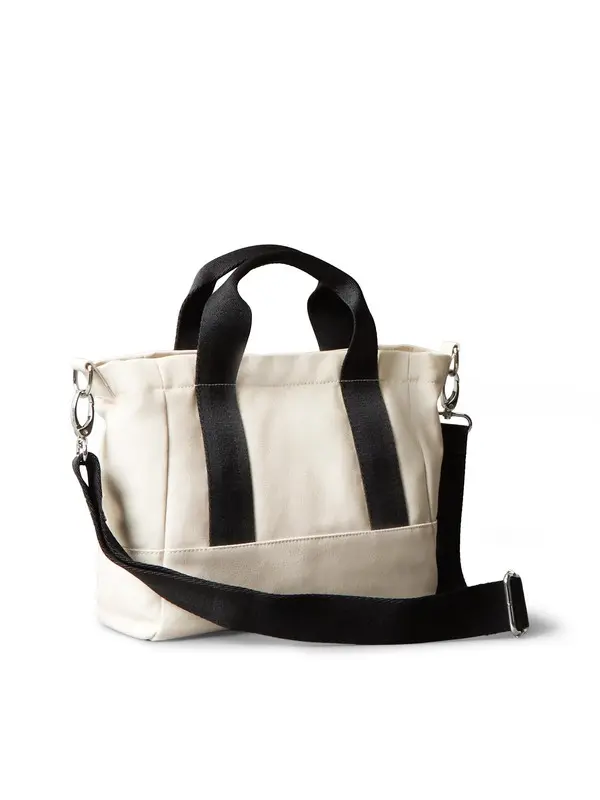 Kids Girls Canvas Crossbody Logo Tote Bag 2 Image