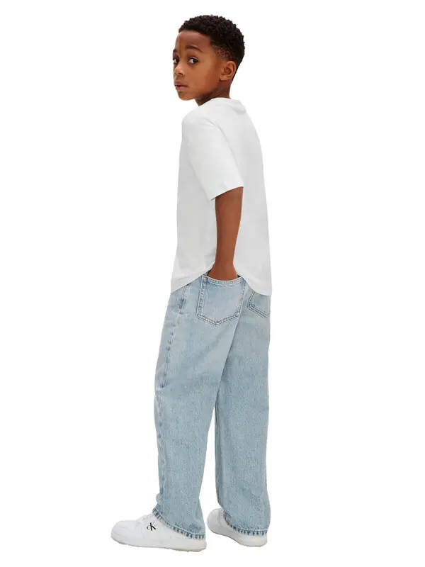 Kids Boys Regular Fit Collegiate Logo Graphic T-Shirt 3 Image