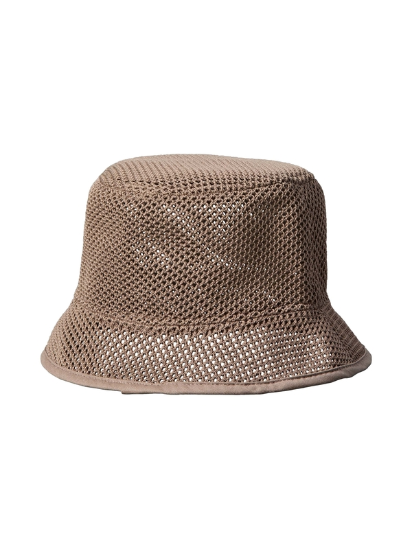 Perforated Mesh Bucket Hat with Tonal Logo Detail 2 Image