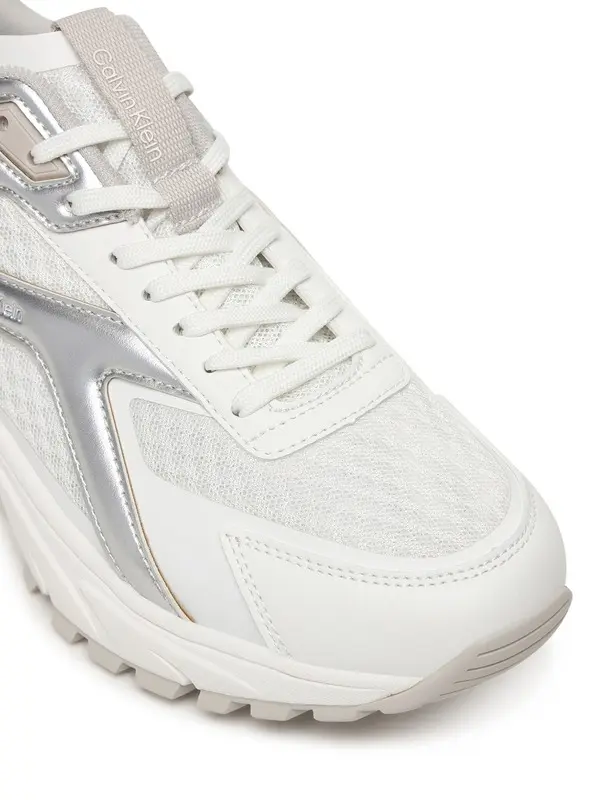Chunky Metallic-Accent Sneakers 2 Image