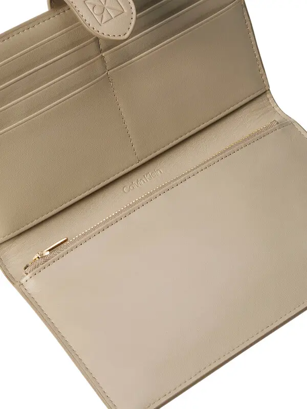 Embossed Logo Tab Large Continental Wallet 2 Image