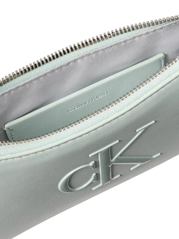 Embossed Logo Mini Baguette Shoulder Bag 2 Image