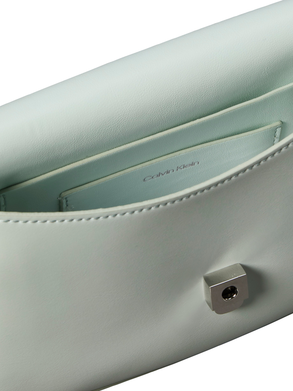 Smooth Leather Saddle Bag with Gold Logo Hardware 2 Image