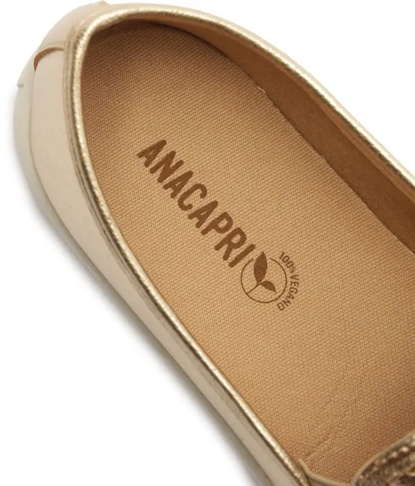 Perforated Metallic Slip-On Sneakers 1 Image