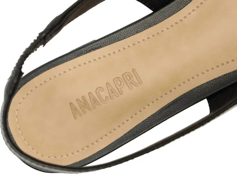 Soft Leather Slingback Pointed-Toe Ballerinas 3 Image