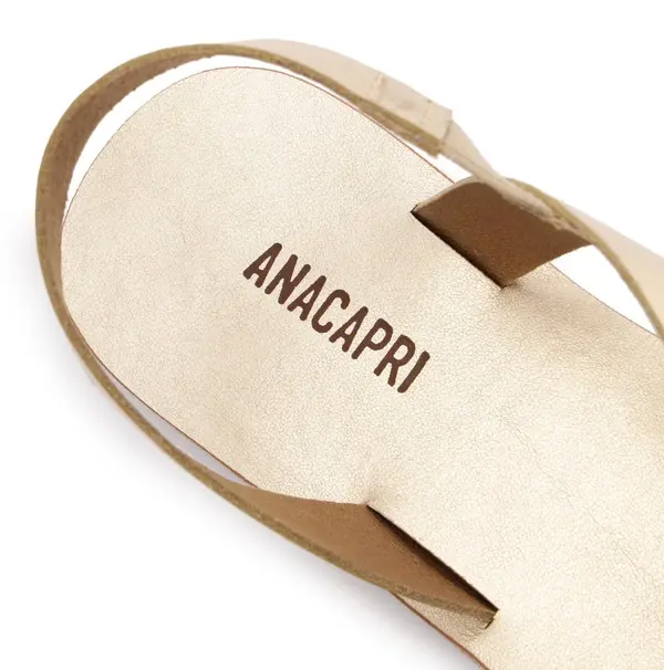 Monochrome Curved Straps Metallic Leather Sandals 2 Image