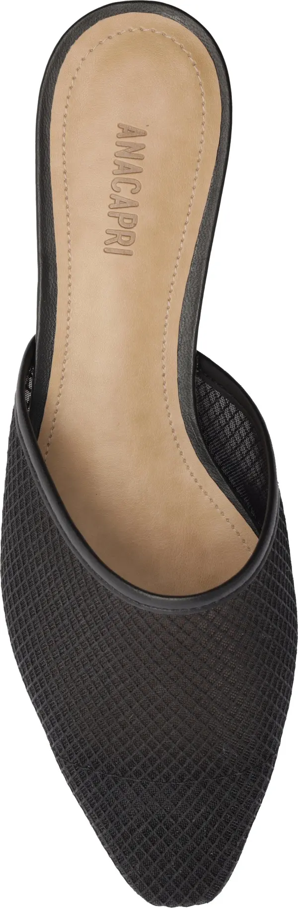 Black Transparent Round Toe Mesh Mule 3 Image