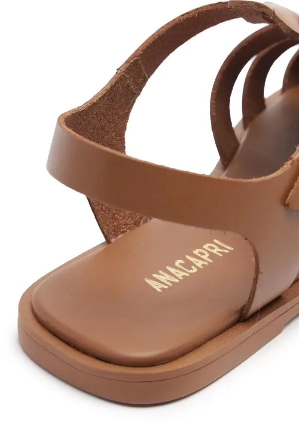 Leather Fisherman Flat Sandals 1 Image