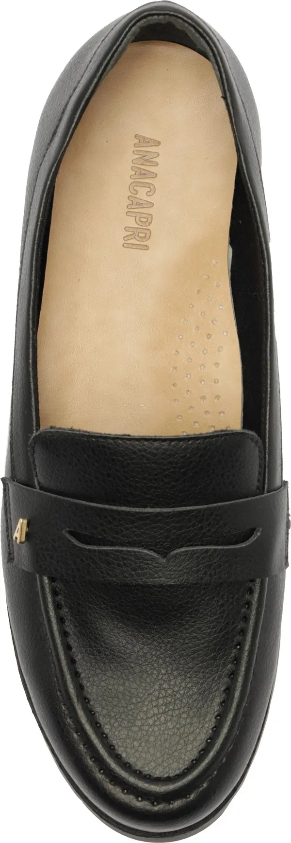 Black Leather Classic Penny Loafer 3 Image