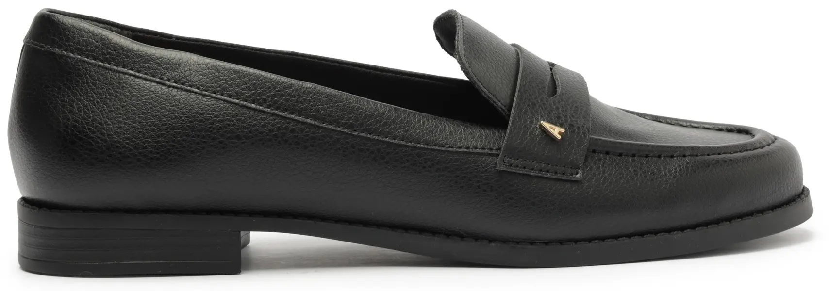 Black Leather Classic Penny Loafer 4 Image