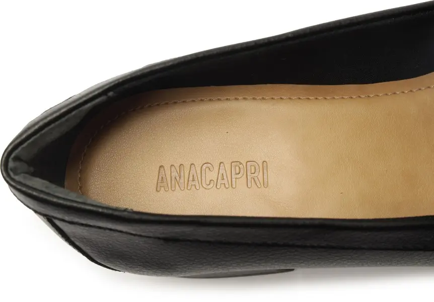 Leather Block Heel Loafer 1 Image