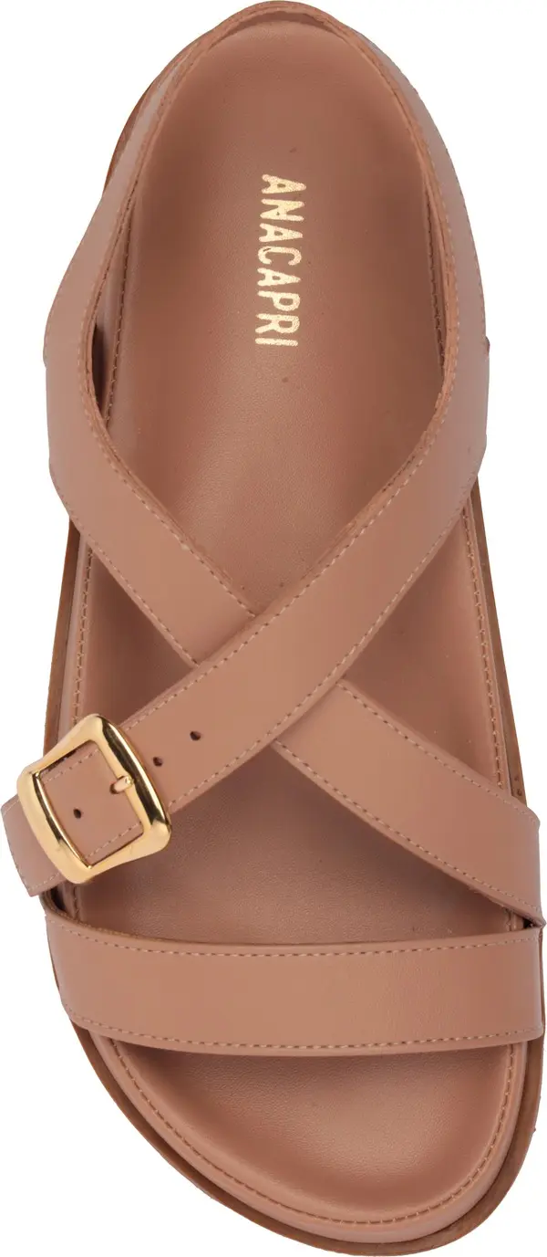 Buckled Flatform Sandals 3 Image