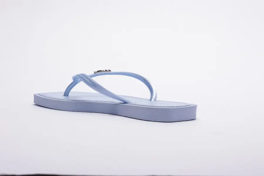 Blue Sky Sparkling Flip-Flops with Square Brizza 2 Image