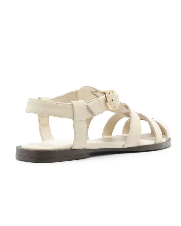 Off-White Leather Fisherman Flat Sandal 1 Image