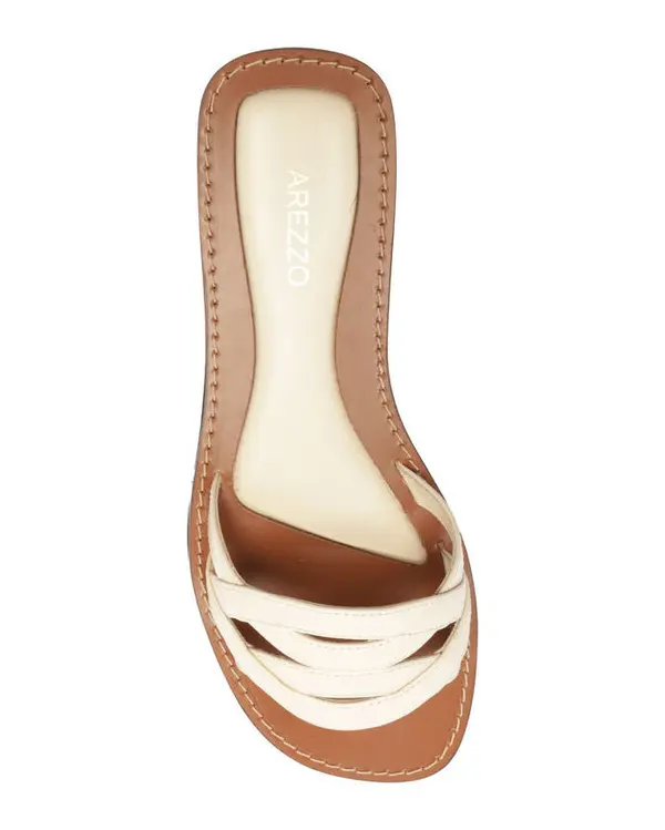 Off-White Strappy Flat Slipper 2 Image