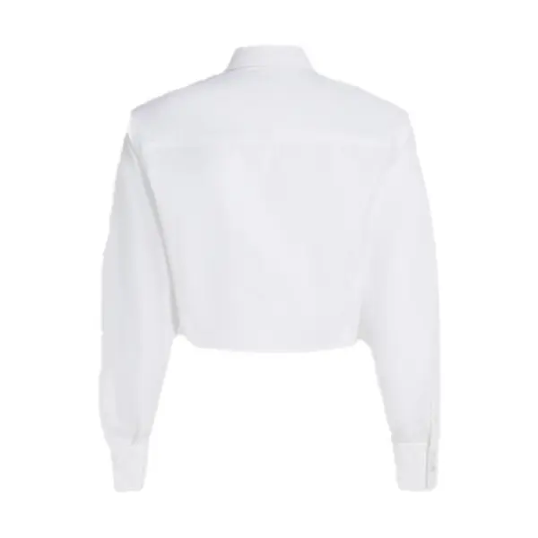 Cropped Poplin Shirt 1 Image