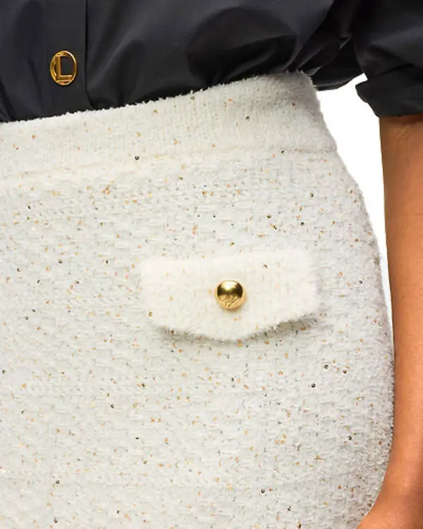 Bouclé Knit Skirt 3 Image