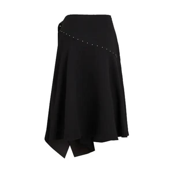 Mini Stud Detail Fluid Skirt 1 Image