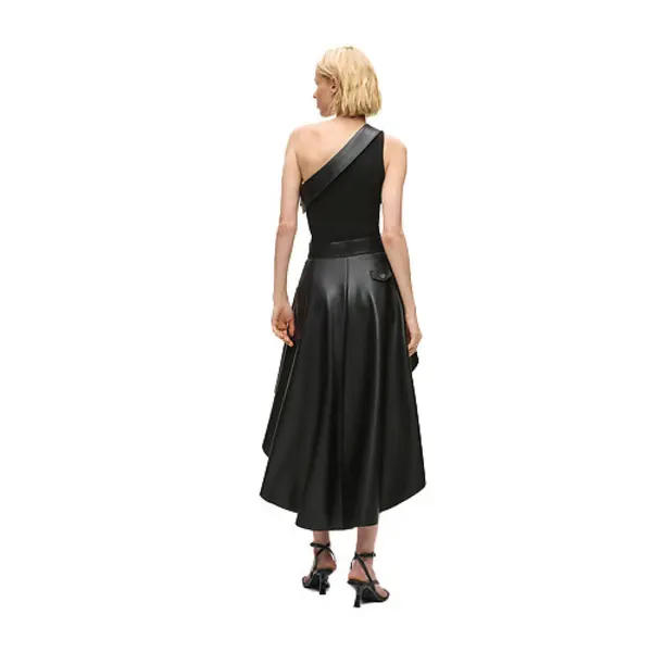 One-Shoulder Biker Dress 2 Image