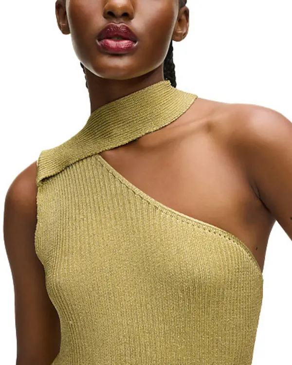 Metallic Knit Maxi Dress 1 Image