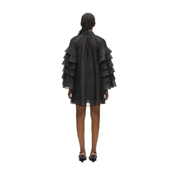 Boheme Dress with Ruffled Sleeves  2 Image