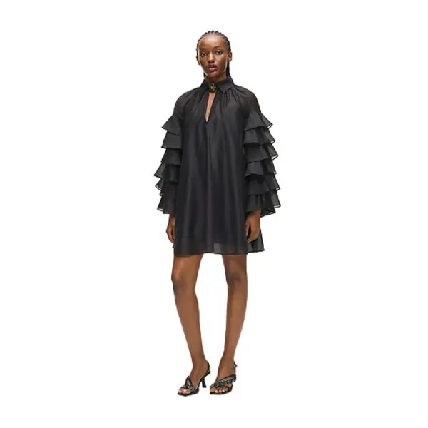 Boheme Dress with Ruffled Sleeves  3 Image