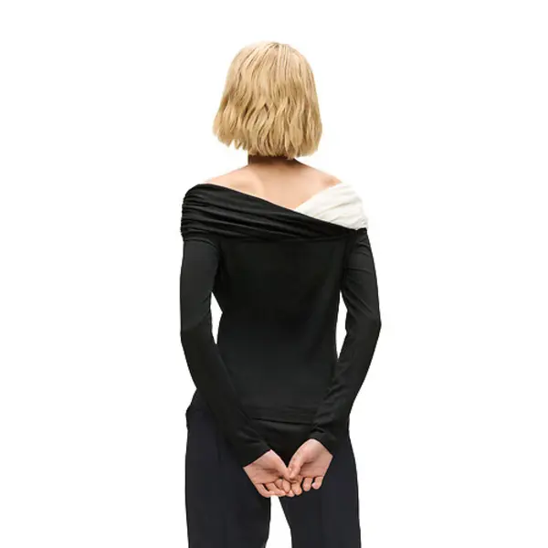 Off-Shoulder Long Sleeves Top 1 Image