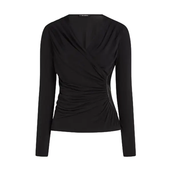 Draped Long Sleeved Top 1 Image