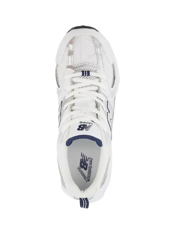 530 Leather & Mesh Running White Sneakers  1 Image