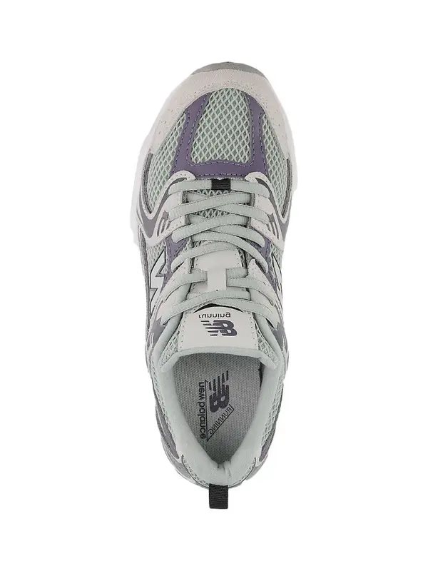 530 Retro Running Sneakers in Grey & Purple 2 Image