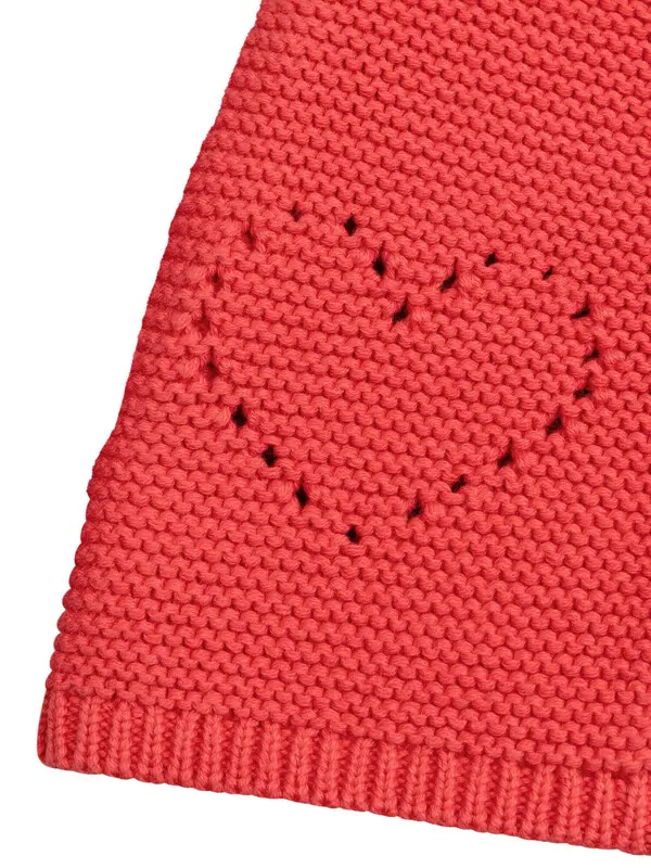 Watermelon Knit Cardigan with Heart Pockets 2 Image