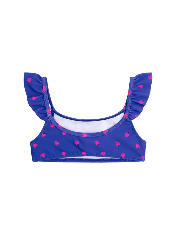 Blue 2-piece Swimsuit with Strawberries Prints 3 Image