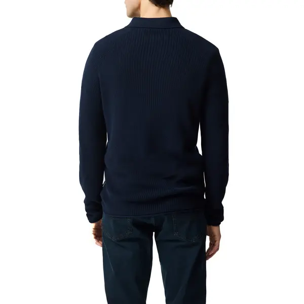 Long Sleeve Knitted Polo 1 Image