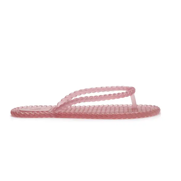 Moroccan Pink Jelly Translucent Flip-Flops 1 Image