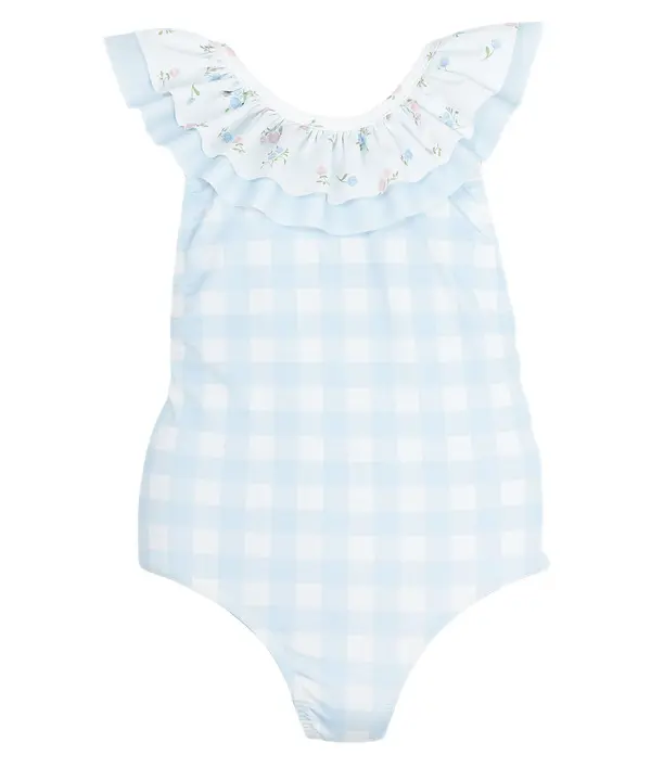 Kids Cayo Coco Seashells One Piece Swimsuit 1 Image