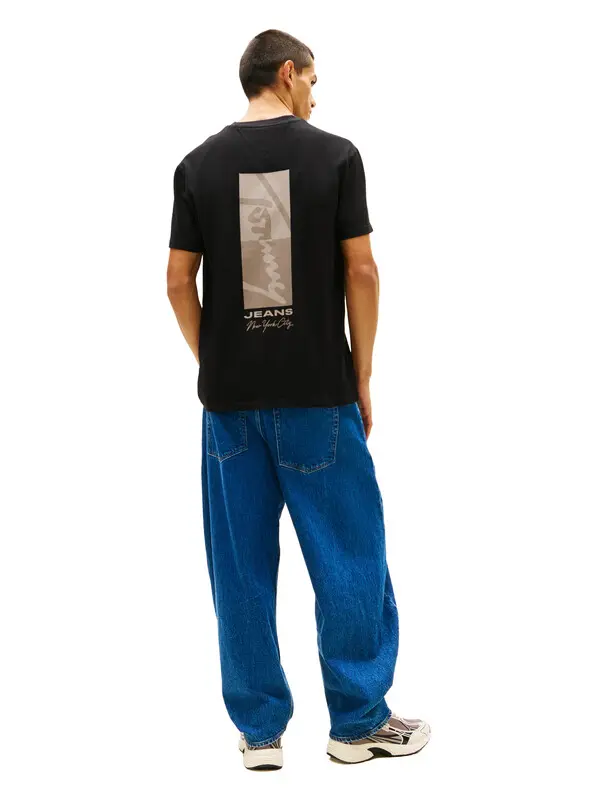 Signature Logo Embroidery Crew Neck T-Shirt 3 Image