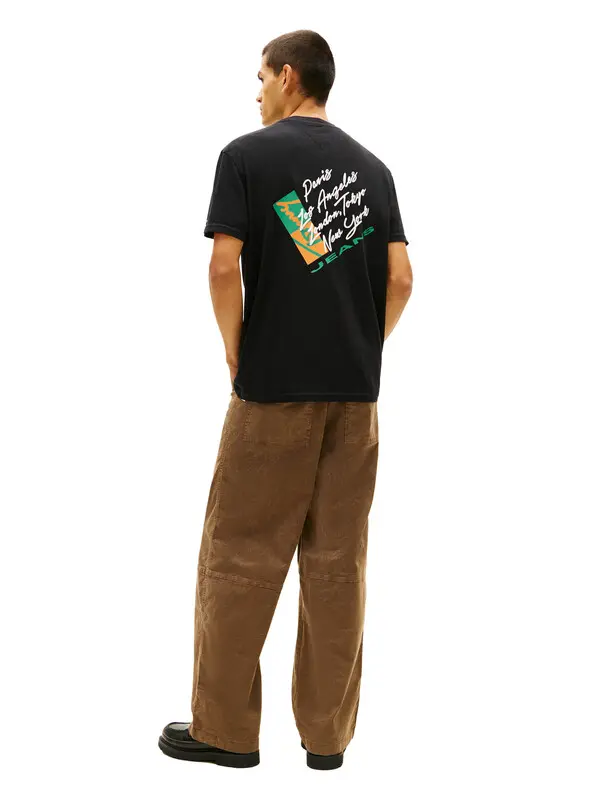 Signature Back Logo Jersey Short Sleeve T-Shirt 3 Image