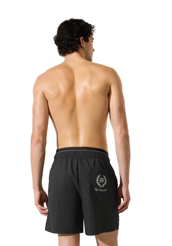 Logo Swim Shorts with Double Waistband 3 Image
