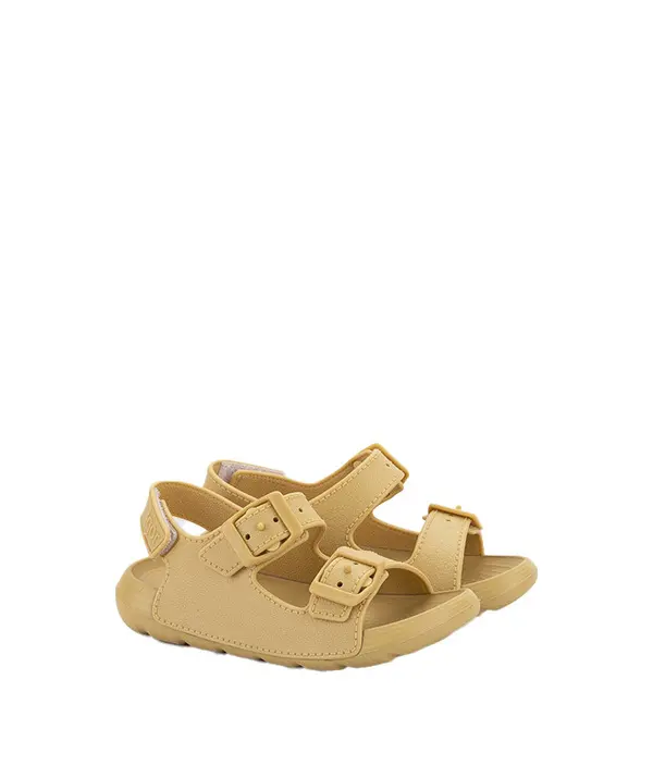 Kids Boys Mustard Jelly Sandals with Adjustable Straps 3 Image